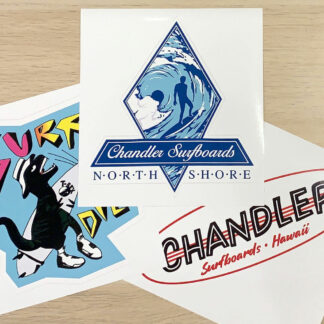 North Shore Movie Stickers - 3 Pack - Surf or Die and Chandler